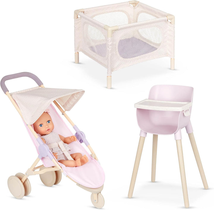 LullaBaby \u2013 Muñeca de bebé realista de 14 pulgadas y paquete d...