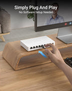 BrosTrend Switch de 2.5Gb, Switch de Red de 8 Puertos 2.5 Gigabit, Switch Ethernet No Administrado para Consola de Juegos, NAS, PC, Switch de Redes de Computadora Plug & Play Sin Ventilador, Montaje