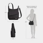 Travelon Bolso Mensajero Clásico Antirrobo