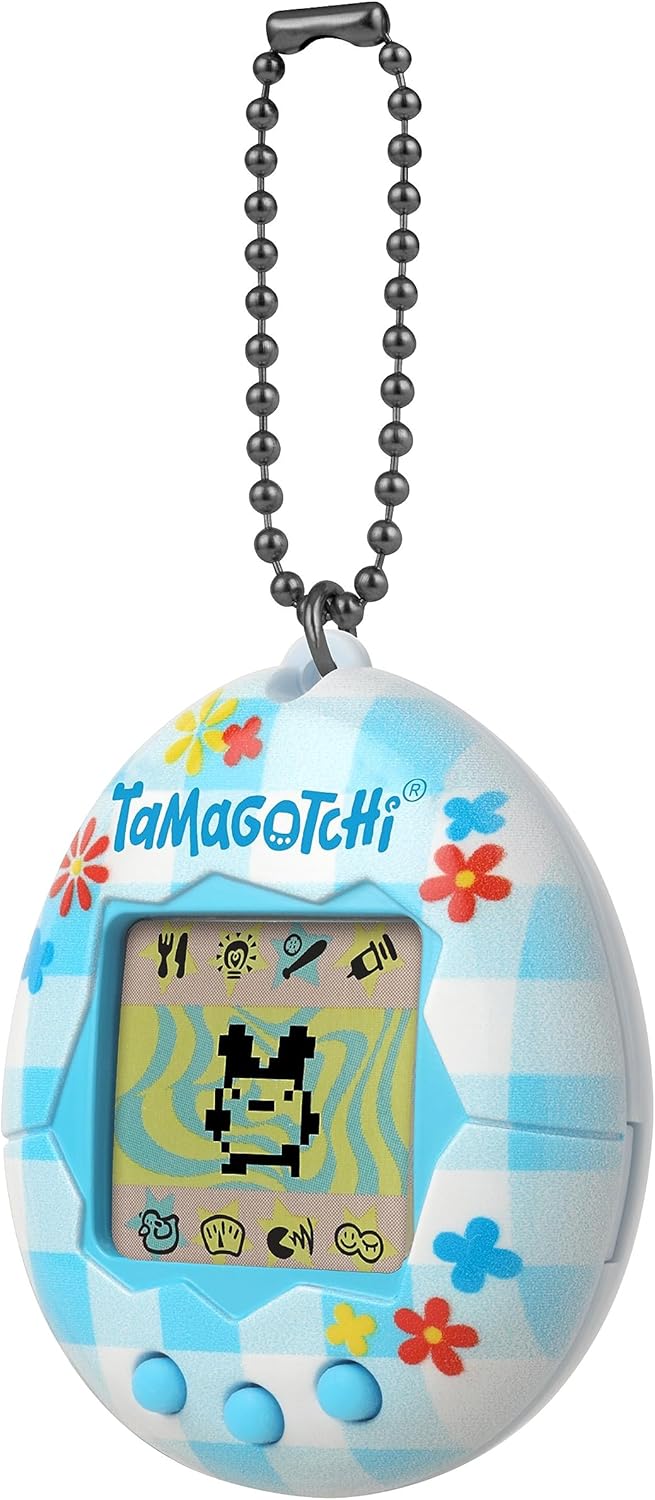 Tamagotchi original - Flor Gingham (logotipo actualizado)