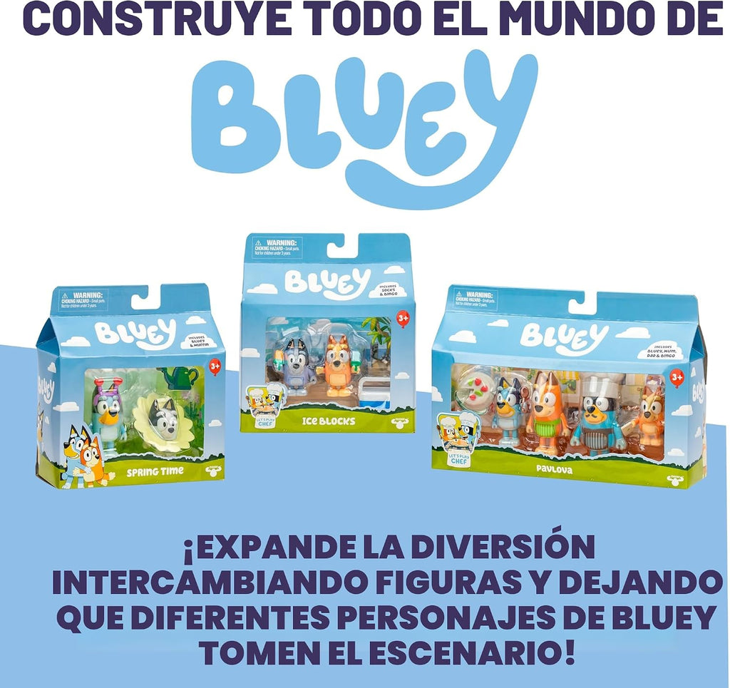 Bluey Super Fan - Juego de figuras de 12 personajes