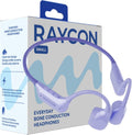 Raycon Auriculares de oreja abierta - Auriculares inalámbricos Bluetooth con gancho ajustable y doble micrófono, IPX5 resistente al agua, batería de 40 horas
