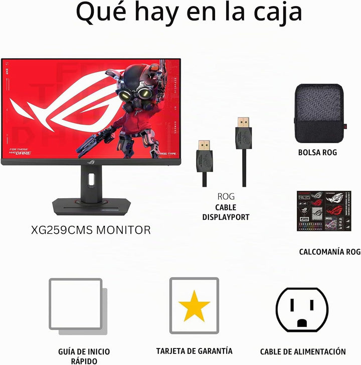 ASUS ROG Strix - Monitor para juegos USB-C HDR400 de 24.5 pulgadas...