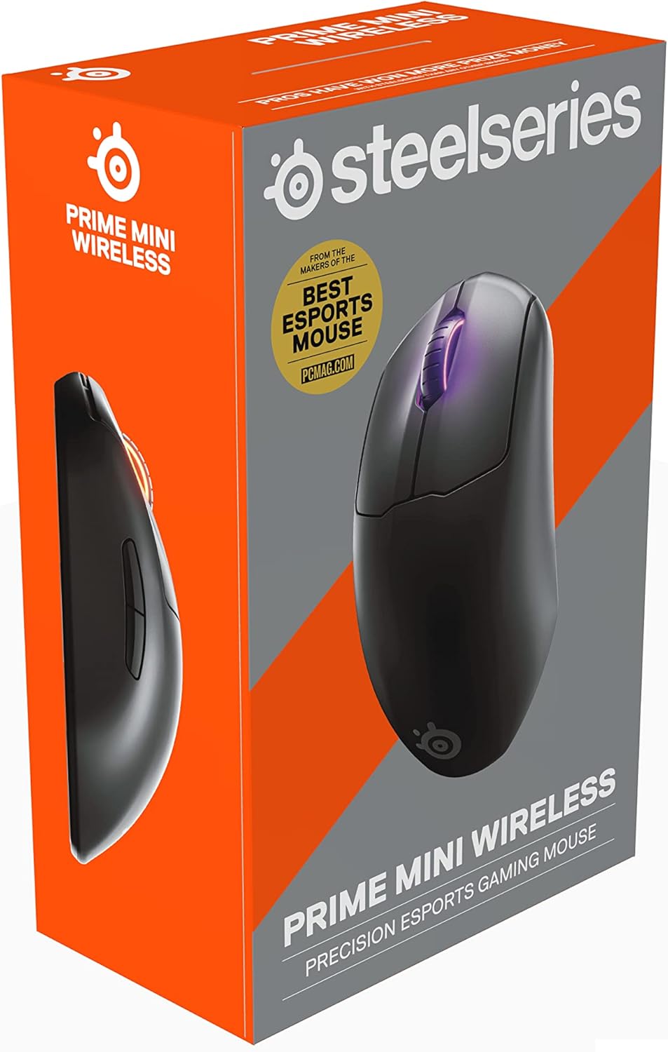 SteelSeries Prime Mini mouse inalámbrico para videojuegos FPS, 100...