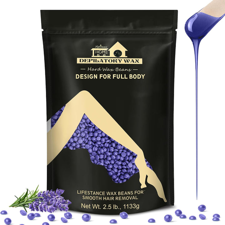 Lifestance - Kit de perlas de cera de 2.5 libras, perlas de cera du...