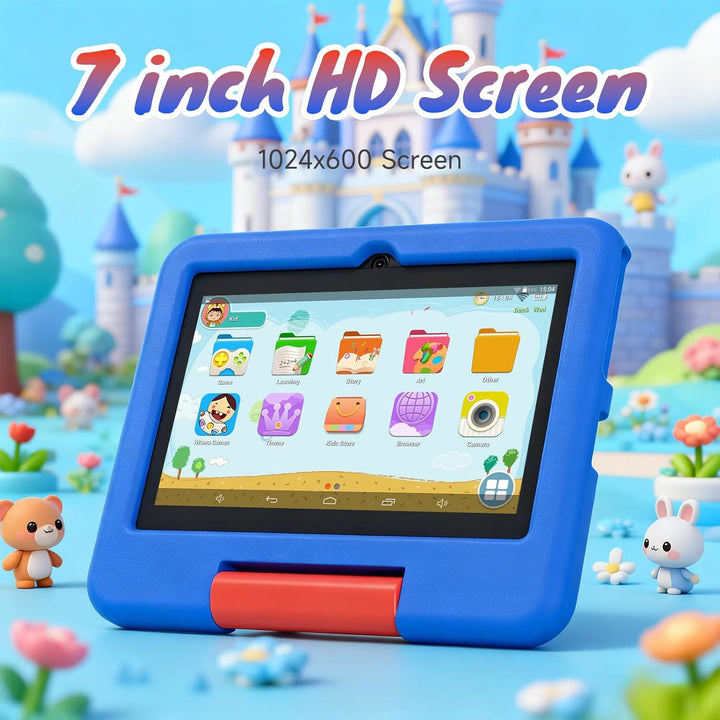 Tableta Android de 7 pulgadas con funda, 4 GB de RAM 32 GB ROM 1 TB...