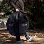 MVP Disc Sports Black Hole Lite - Cesta para golf de disco de 24 cadenas con bolsa de transporte