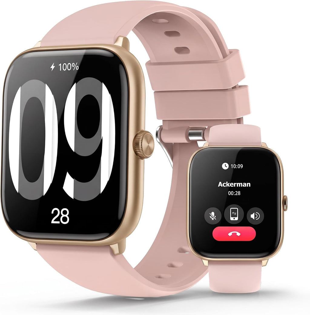 Reloj Inteligente de Lujo para Mujer, pantalla 2.06" HD AMOLED AOD Responder/Hacer Llamadas