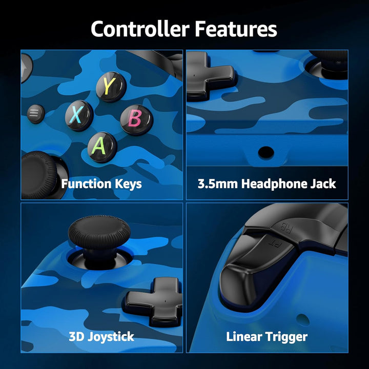 GMVOX Wireless Controller for X-BOX, Gaming Controller Support Turb...