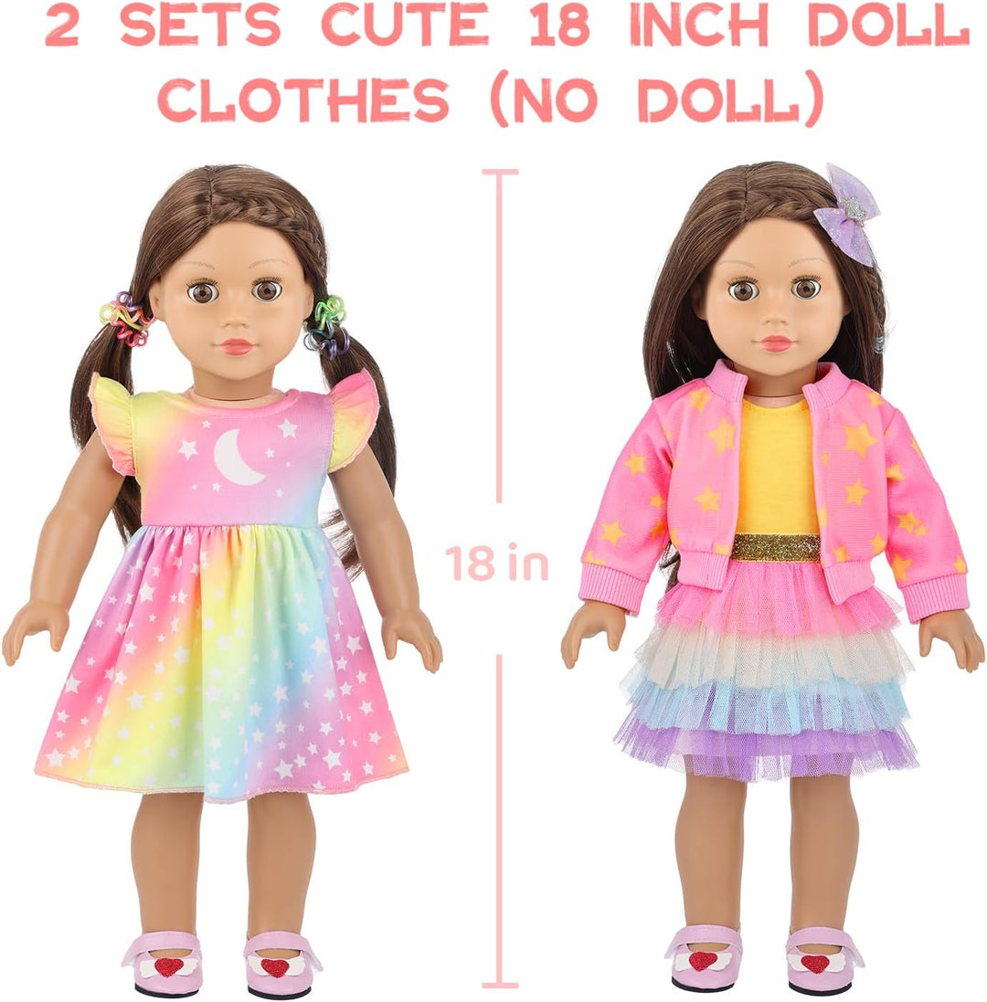 Ecore Fun Juego de accesorios para muñecas de 18 pulgadas, juego de...
