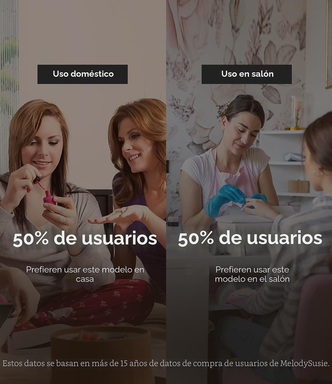 MelodySusie Taladro de uñas de nivel de entrada con clip y sin cabl...