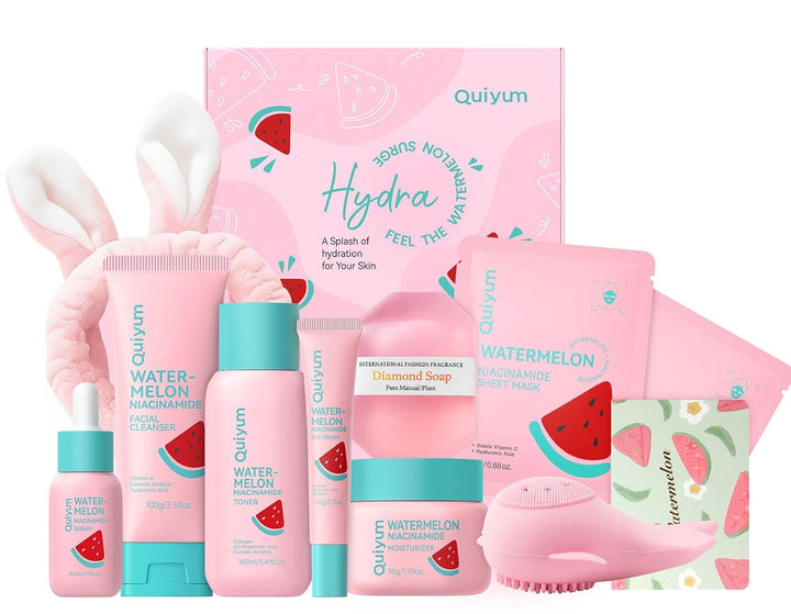 QUIYUM - Kit de cuidado de la piel de sandía para adolescentes y ni...