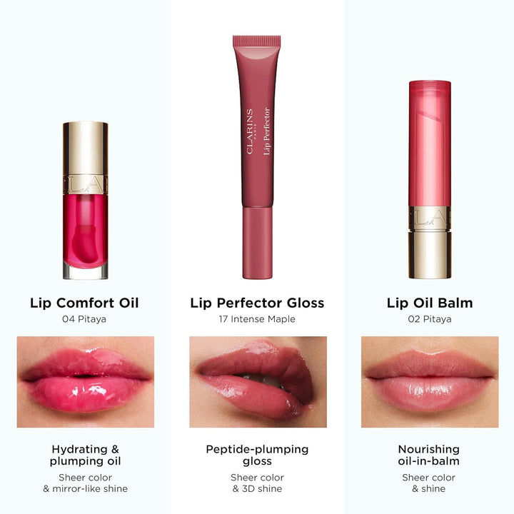 Clarins Lip Perfector | Peptide Plumping and Hydrating Lip Gloss |...