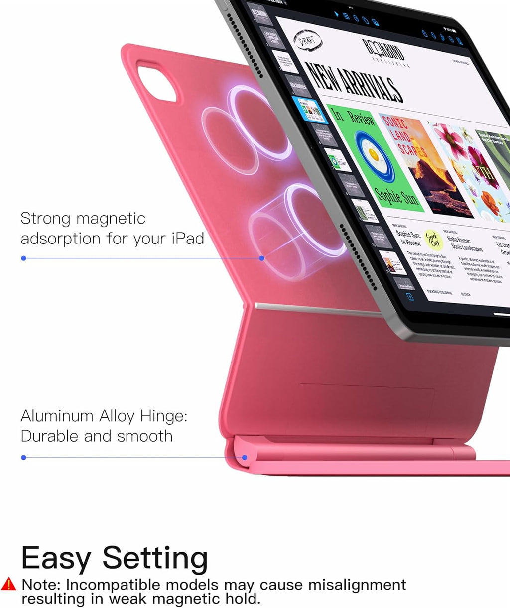 Inateck para iPad (A16) 10ª/11ª Serie con Teclado, Brazo Cantilever Flotante
