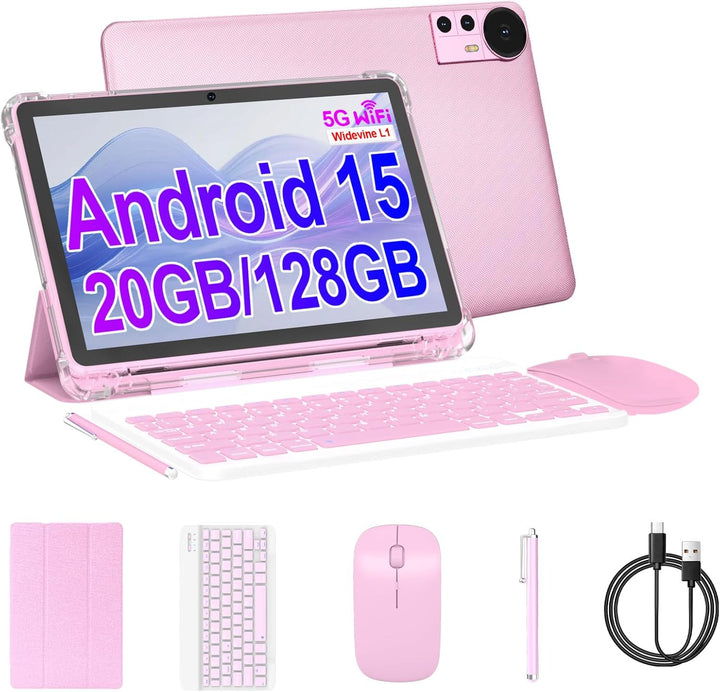 ICONLINK Tableta Android 15 de 10 pulgadas con funda 4+16 GB de RAM...