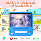 EDDBNi Tableta para niños Android 15 Tablet de 10 pulgadas Tabletas para niños, Azul
