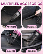 THINKWORK Kit de limpieza de coche con vacío, limpieza profunda para