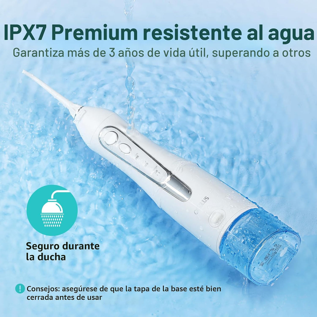COSLUS Hilo Dental de Agua para Dientes: Irrigador Oral Portátil In...