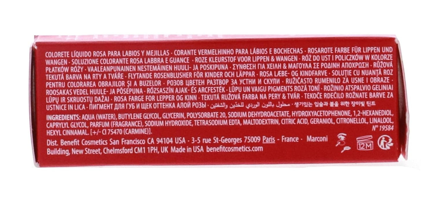 Benefit Bene Tint Tinte de labios y mejillas teñido de rosa, 0.2 on...