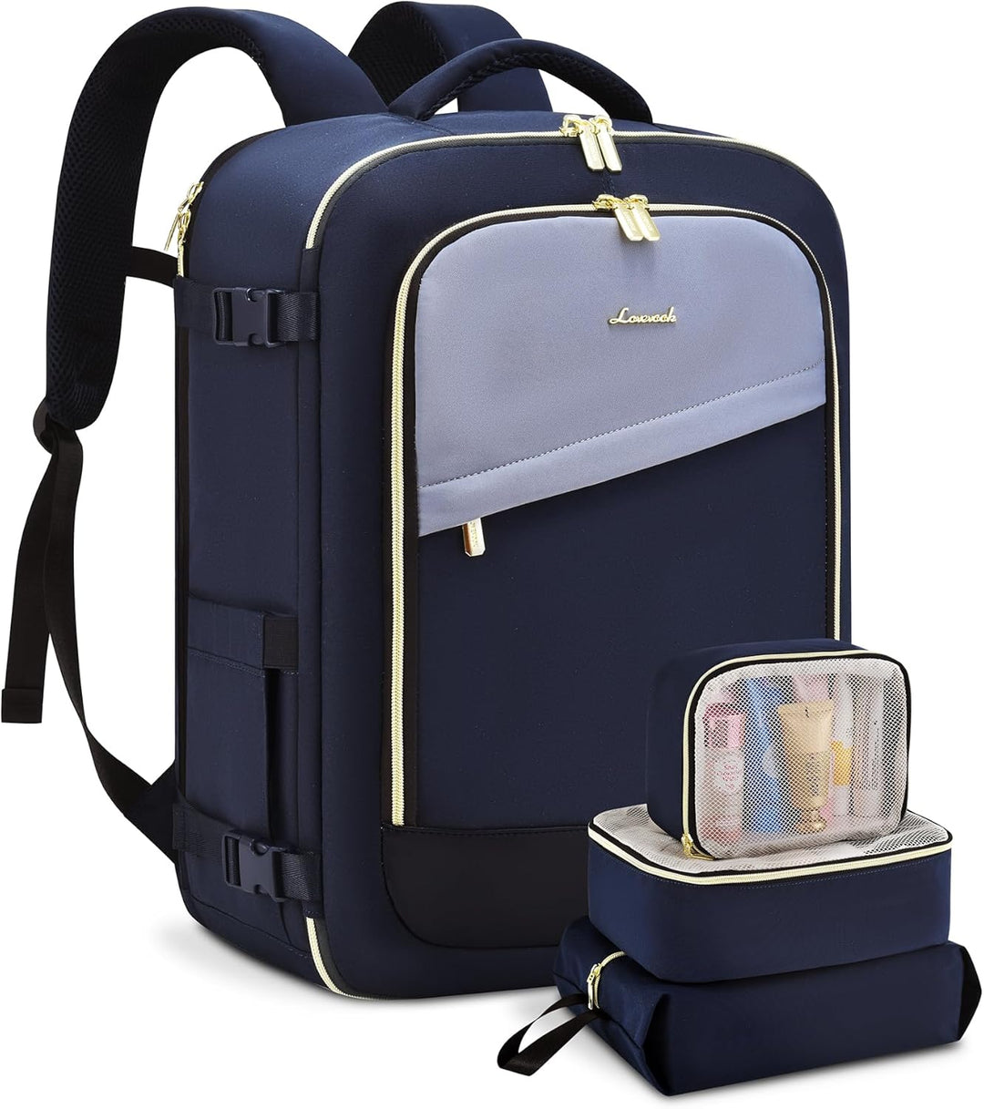 LOVEVOOK: Mochila de viaje para mujer, mochila de 40L para llevar e...