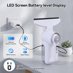 OTraki Enjuagadora de vacío de ventana con pantalla LED Kit de lavado de
