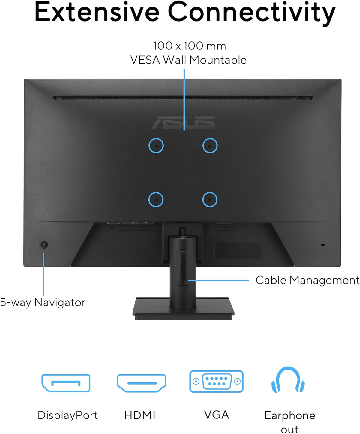 ASUS 24\u201D 1080P Monitor con cuidado para los ojos (VA249QG) - I...