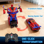 Qumcou Juguetes de araña para niños de 4 a 6 años, auto de control remoto, Rojo y azul