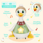 Juguetes para bebés de 6, 8, 10 y 12 meses, juguete de pato bailarín musical con luces y sonidos, juguete de aprendizaje sensorial interactivo para bebés, regalo para niños de 1 año
