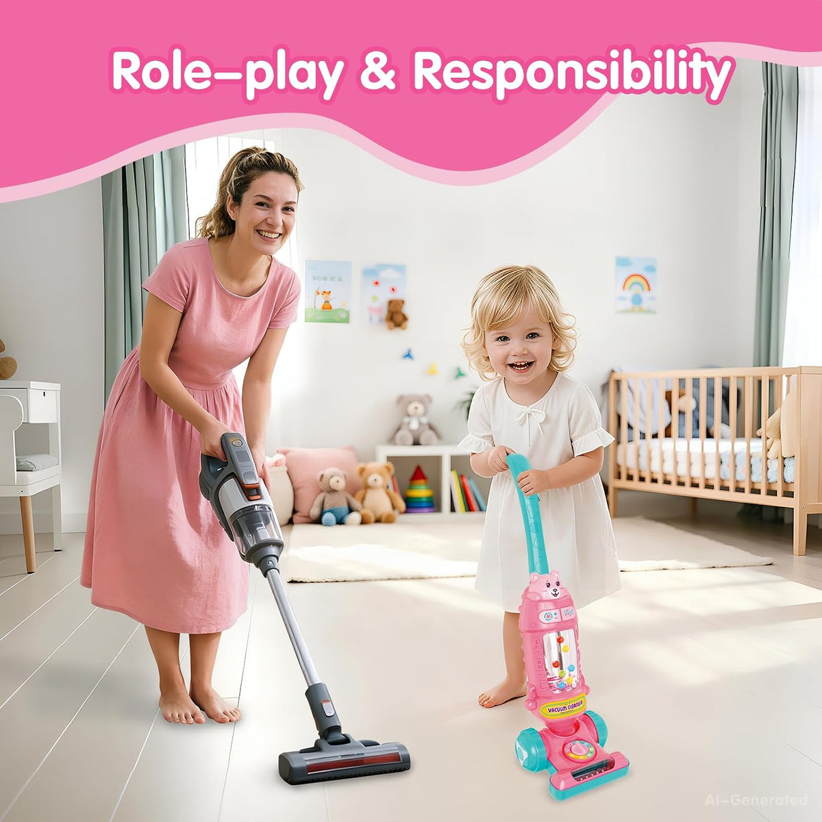 Kids - Juguete al vacío para niños de 18 meses o más, con luces y