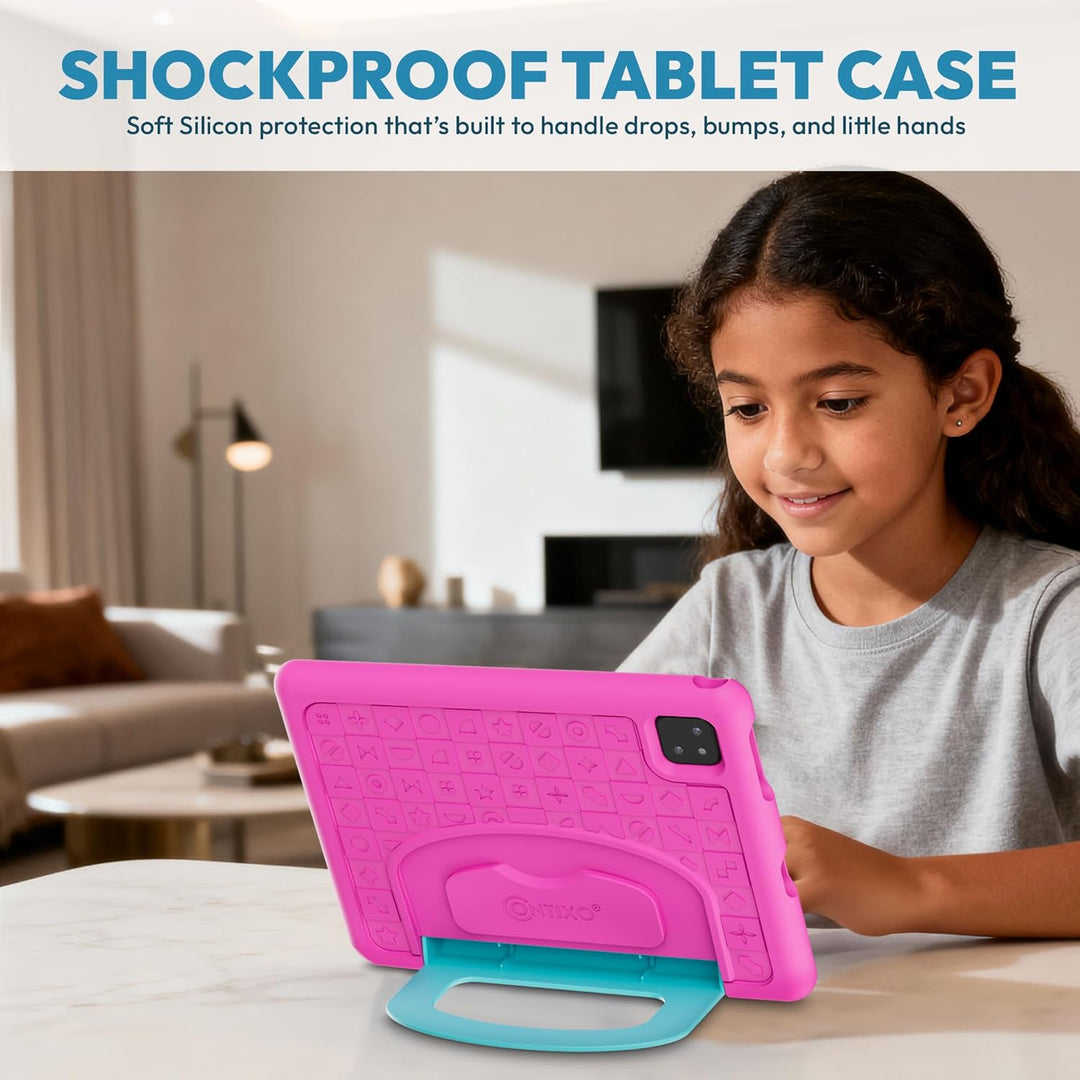 Contixo Tablet A10 para niños con 14 aplicaciones, Lingokids y Epic...