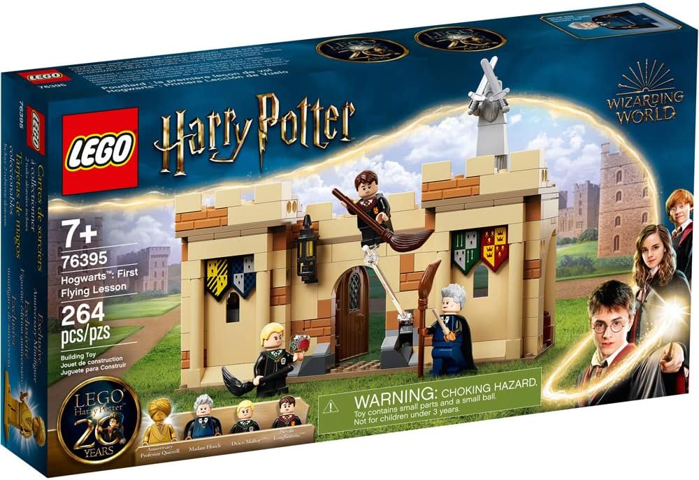 LEGO Harry Potter Hogwarts: Primera Lección de Vuelo 76395 Kit de Construcción (264 piezas)