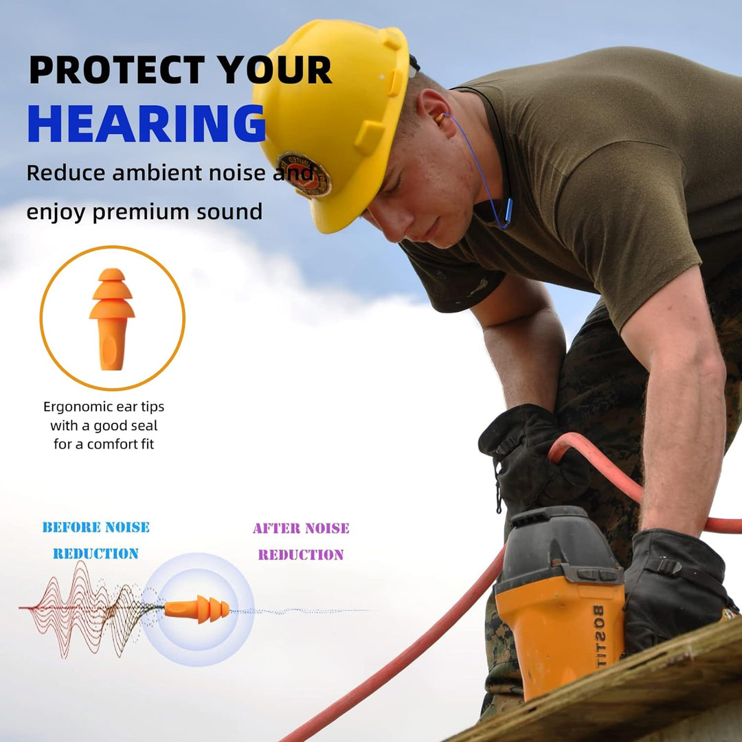 Cuzabe Tapones para los Oídos Auriculares Bluetooth para el Trabajo...