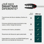 Les Mills™ SMARTBAR™ Y Set de Pesas y Placas de Ejercicio para Entrenamientos de Cuerpo Completo