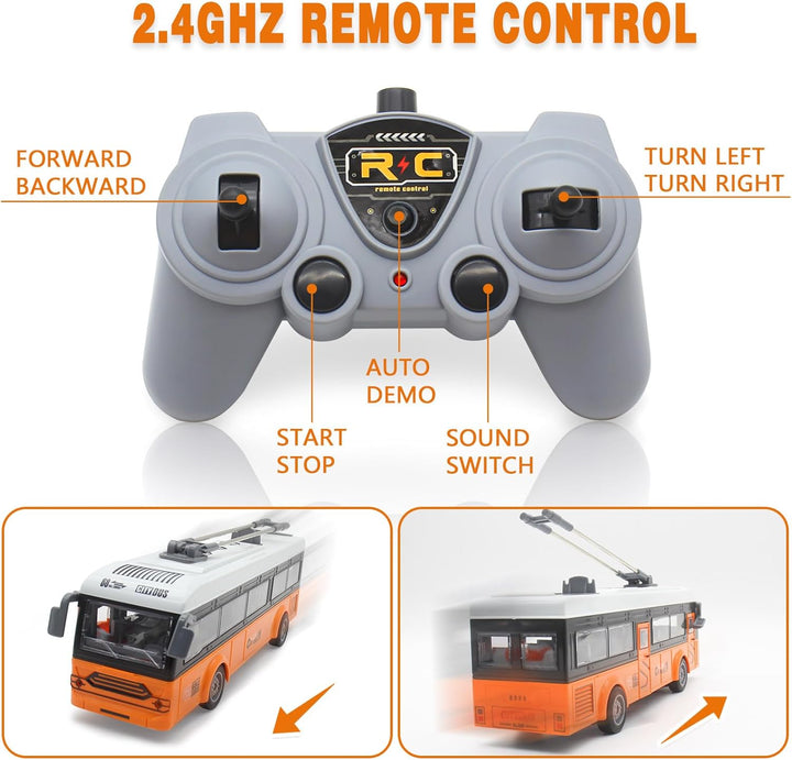 Autobús de control remoto 24G Control remoto City Classic