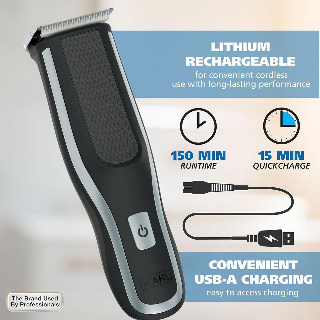 Wahl Clipper Autocorte Pro de Iones de Litio, Cortapelo Inalámbrico...