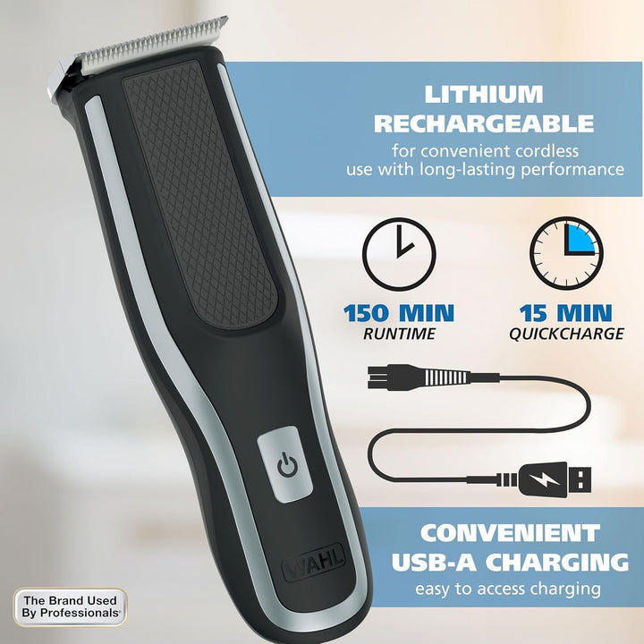 Wahl Clipper Autocorte Pro de Iones de Litio, Cortapelo Inalámbrico...