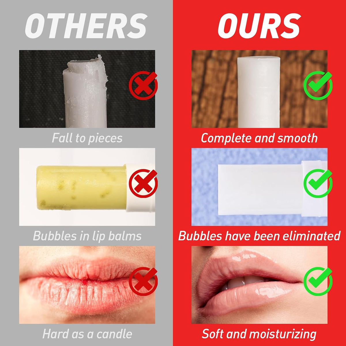 AZEN Paquete de 120 bálsamos labiales, bálsamo labial natural a gra...
