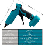 Pistola de pegamento caliente inalámbrica de 100 W compatible con batería Makita de 18 V