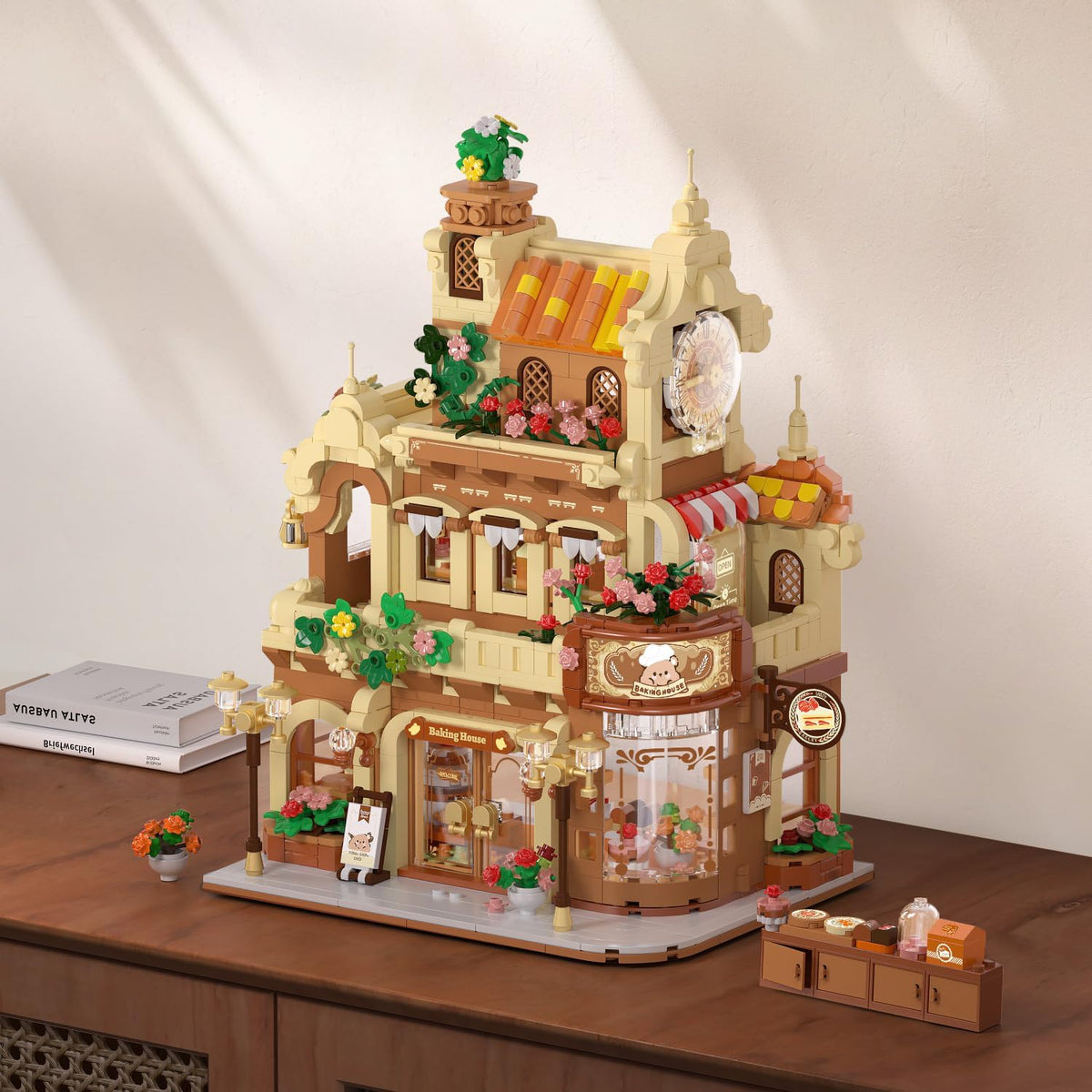 City Bakery Cafe House - Juego de construcción de casa con
