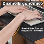 Alfombrilla de escritorio con protector de bordes para teclado y mouse