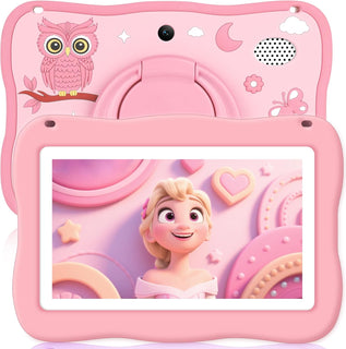 Tableta para Niños de 7 Pulgadas, Tableta para Niños Pequeños con C...