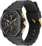 Tommy Hilfiger Reloj Deportivo para Hombre - Reloj de Pulsera de Silicona Multifunción - Resistente al Agua hasta 5 ATM/50 Metros - Reloj de Moda Premium para Todas las Ocasiones - 44 mm