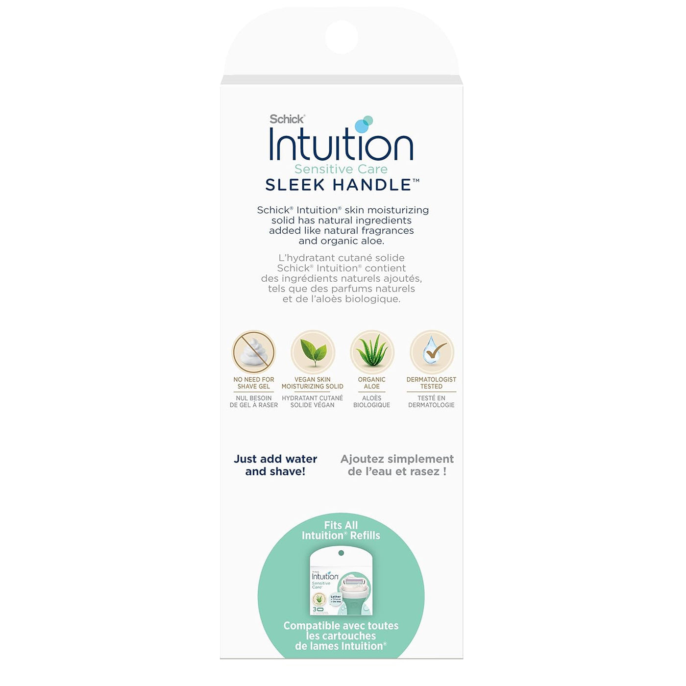 Maquinillas de afeitar Schick Intuition Sleek para mujeres con piel...