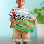 JOYIN Juguetes de dinosaurio con tapete de juego de actividades