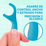 GUM Advanced Care - Púas de hilo dental para adultos con vitamina E...