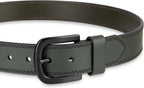 Dickies cinturón de cuero auténtico para hombre \u2013 estilo casua...