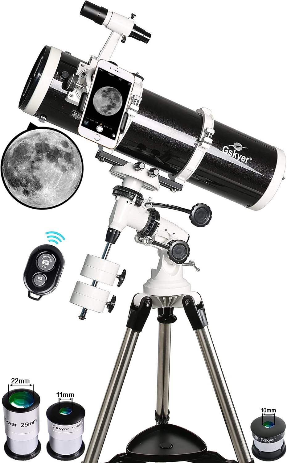 Telescopio reflector astronómico profesional Gskyer 130EQ