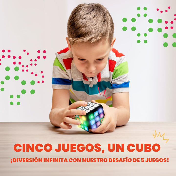 Winning Fingers Cubo Intermitente Electrónico de Memoria y Juego Ce...