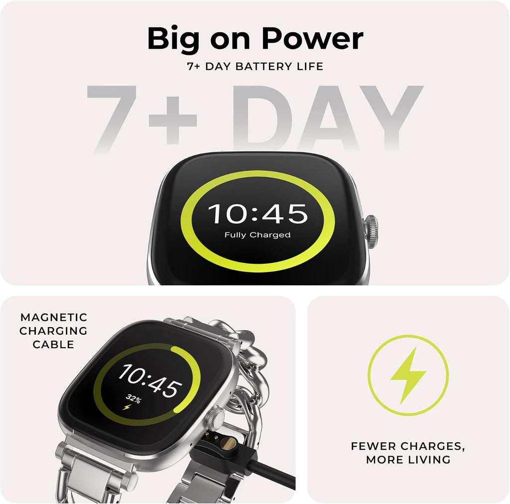 iTouch Belle - Reloj inteligente para mujer, pantalla AMOLED de 1.75 pulgadas, rastreador de actividad física con llamadas Bluetooth, frecuencia cardíaca y seguimiento del sueño, más de 60 modos deportivos, reloj inteligente impermeable IP68 para Android