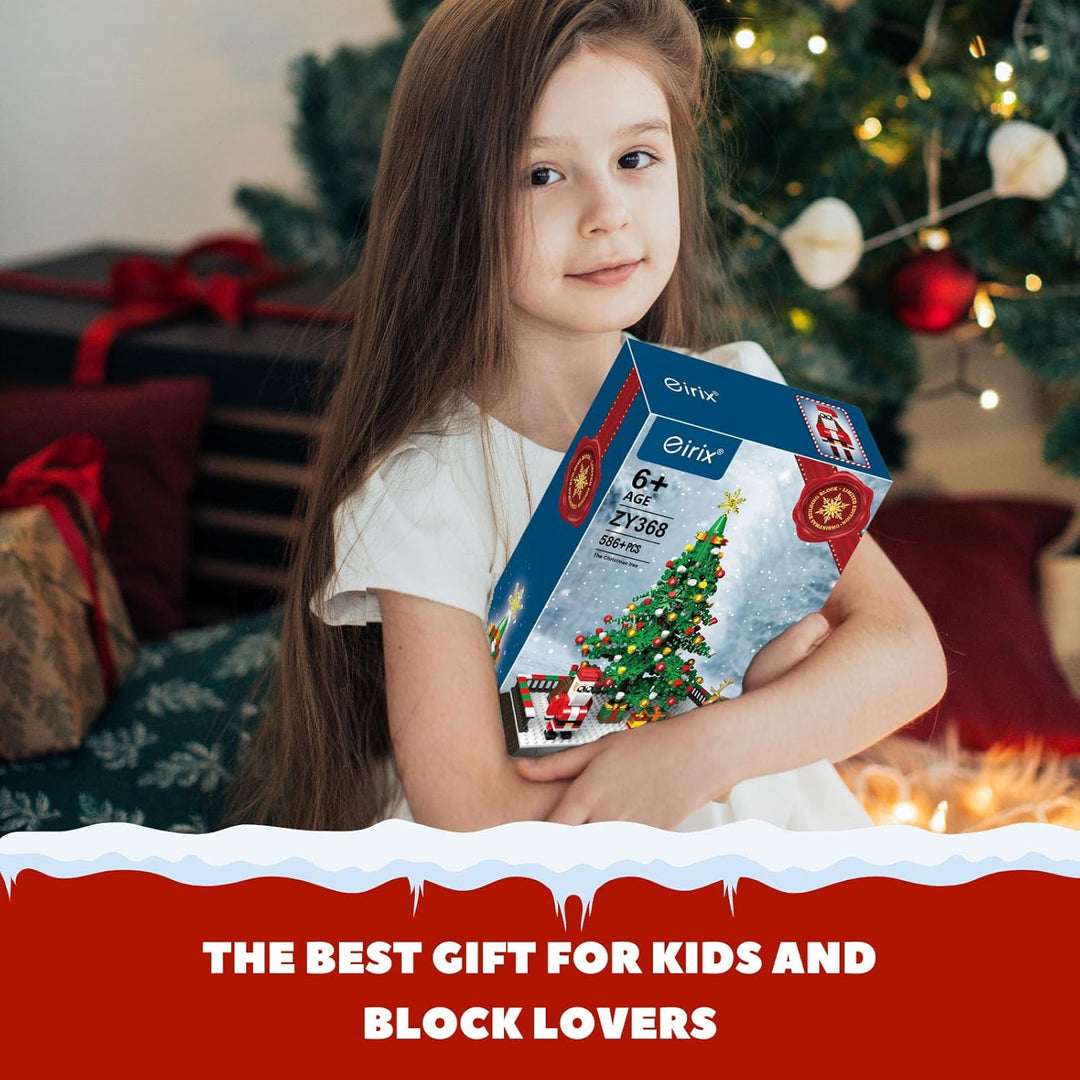 Juego de construcción de árbol de Navidad figuras de Papá